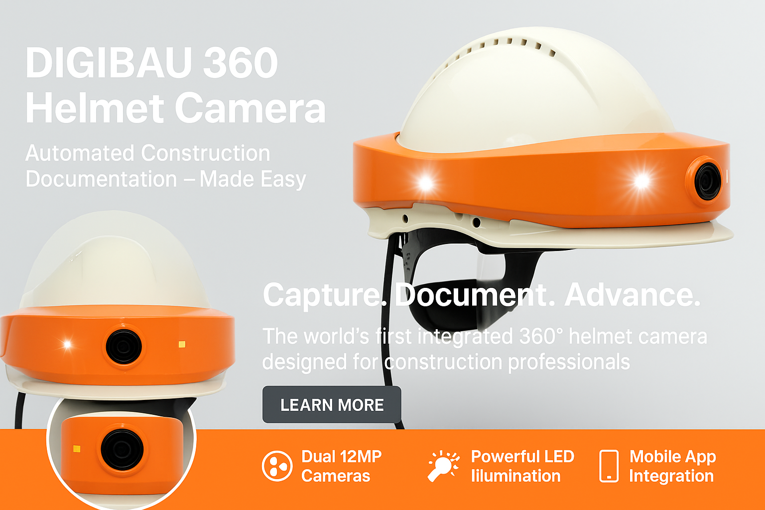 DIGIBAU 360° Helmet Camera