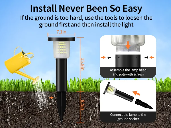 Solar Garden Lights - Ultra-Bright & All-Weather