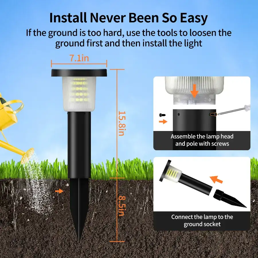 Solar Garden Lights - Ultra-Bright & All-Weather